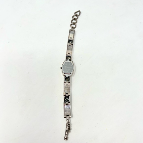 BRIGHTON WOMENS TRIBECA WATCH SILVERTONE UNIQUE DESIGN NEEDS BATTERY - Picture 4 of 6